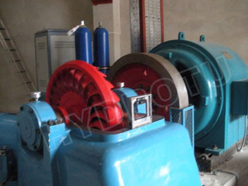 Petite turbine d'eau d'impulsion horizontale d'axe/turbine hydraulique de Turgo avec un/deux becs