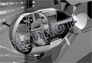 Tubine hydraulique de turbine/eau d'ampoule principale de basse mer avec les lames fixes/lames réglables pour l'hydroélectricité de tête de 2m -20m