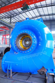 Turbine hydraulique de Francis axe horizontal/vertical avec la charge d'eau de projet d'hydroélectricité 30-300m