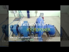 Petite turbine hydraulique horizontale Francis / Turbine hydraulique Francis de 0,1 MW à 50 MW