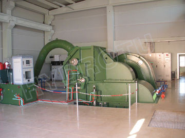 Turbine hydraulique de turbine de Pelton de charge de hautes eaux/eau de Pelton avec le générateur synchrone et le gouverneur de PLC