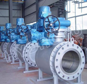 DN 50 - 1000 millimètres ont motorisé le robinet d'arrêt sphérique à flasque/valve sphérique pour la haute turbine hydraulique principale