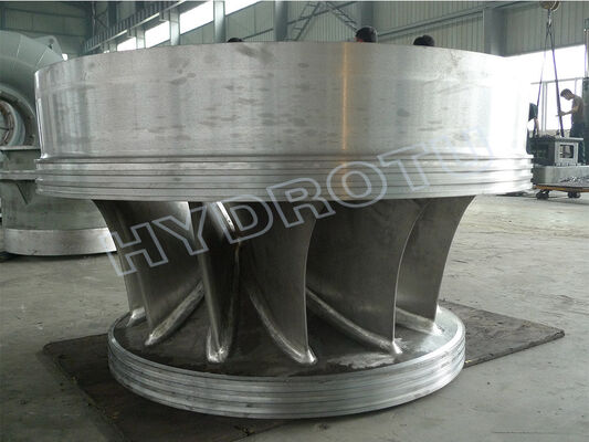 Équipement hydroélectrique de processus de fabrication d'acier inoxydable du coureur 0Cr13Ni4Mo de turbine de Francis de précision
