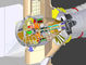Turbine hydraulique de turbine d'ampoule principale de basse mer/eau d'ampoule/turbine tubulaire avec les lames fixes/lames mobiles