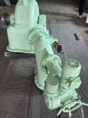 Turgo Hydro Turbine avec une puissance nominale de 100 kW à 2000 kW, un coureur en acier inoxydable et une efficacité de 88% pour les centrales hydroélectriques
