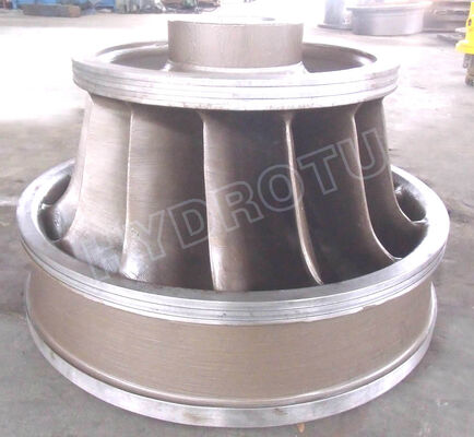Composant hydraulique fiable d'Assemblée de construction d'acier inoxydable du coureur 0Cr13Ni4Mo de turbine de Francis