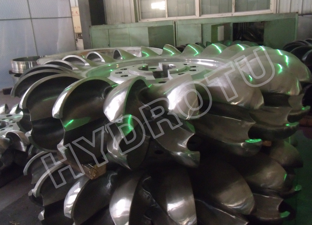Turbine hydraulique Pelton efficace, coureur hydraulique à impact