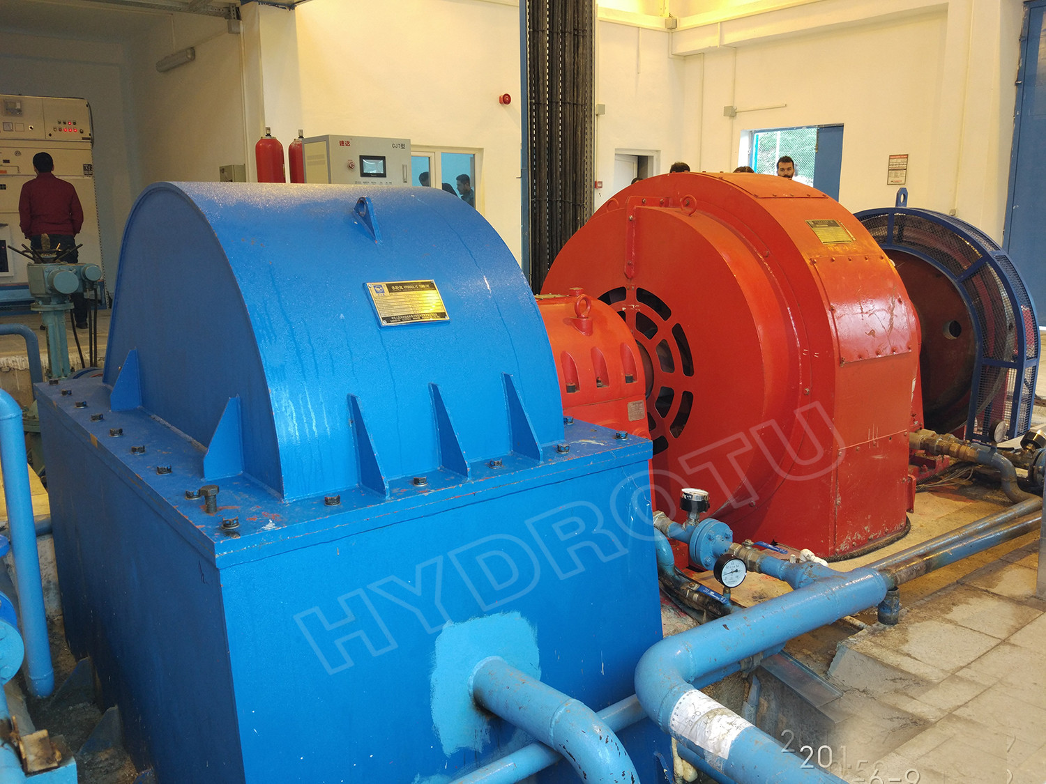 Petite Centrale Hydroélectrique 150W - Turbine Pelton Générateur 12 Pales - Énergie Verte